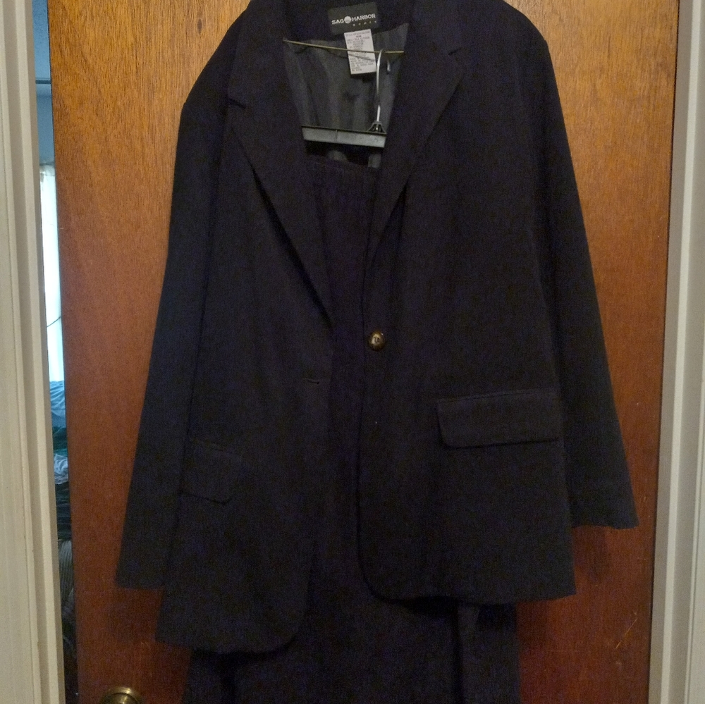 Black velvet suit